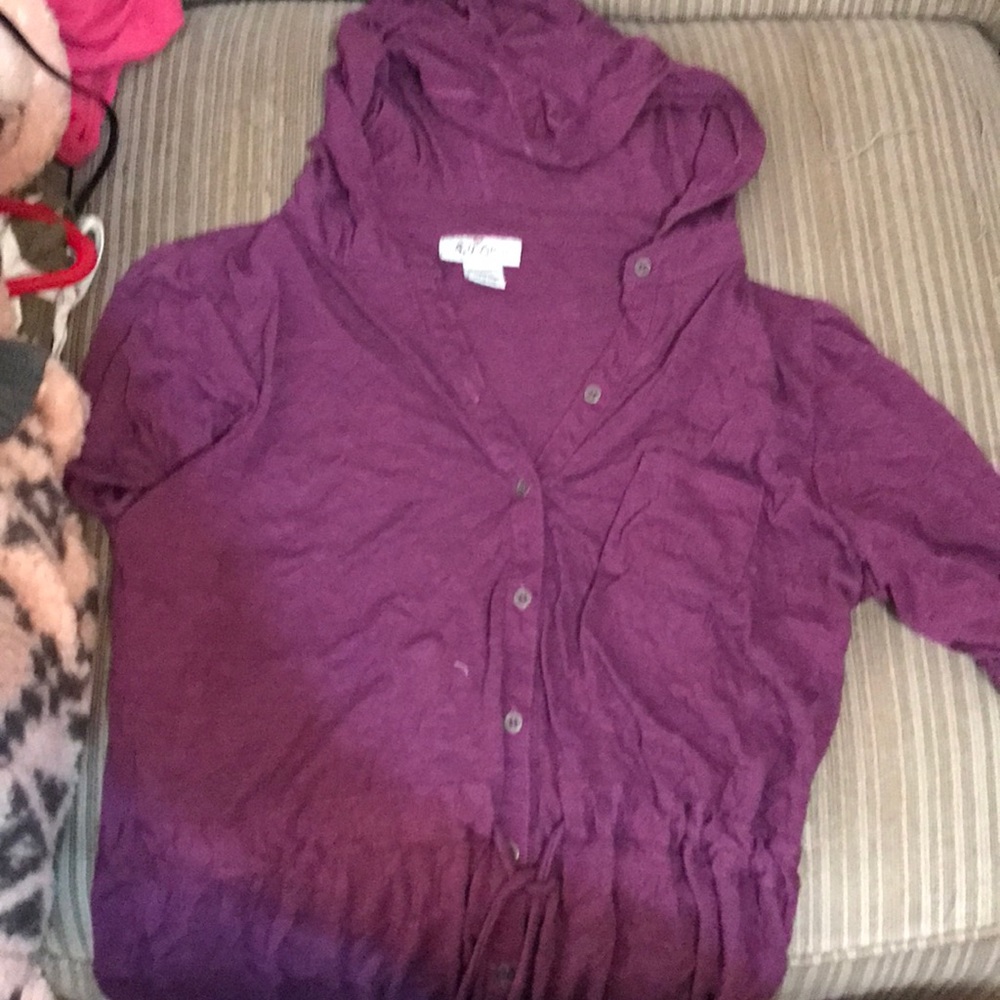 Hooded top